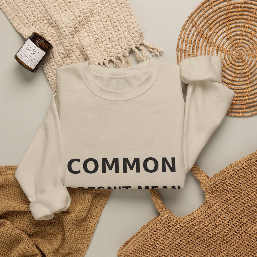 Common Does Not Mean Same Heavy Blend Crewneck Sweatshirt image 14 — LOAF SOCIETY COMMON GROUND