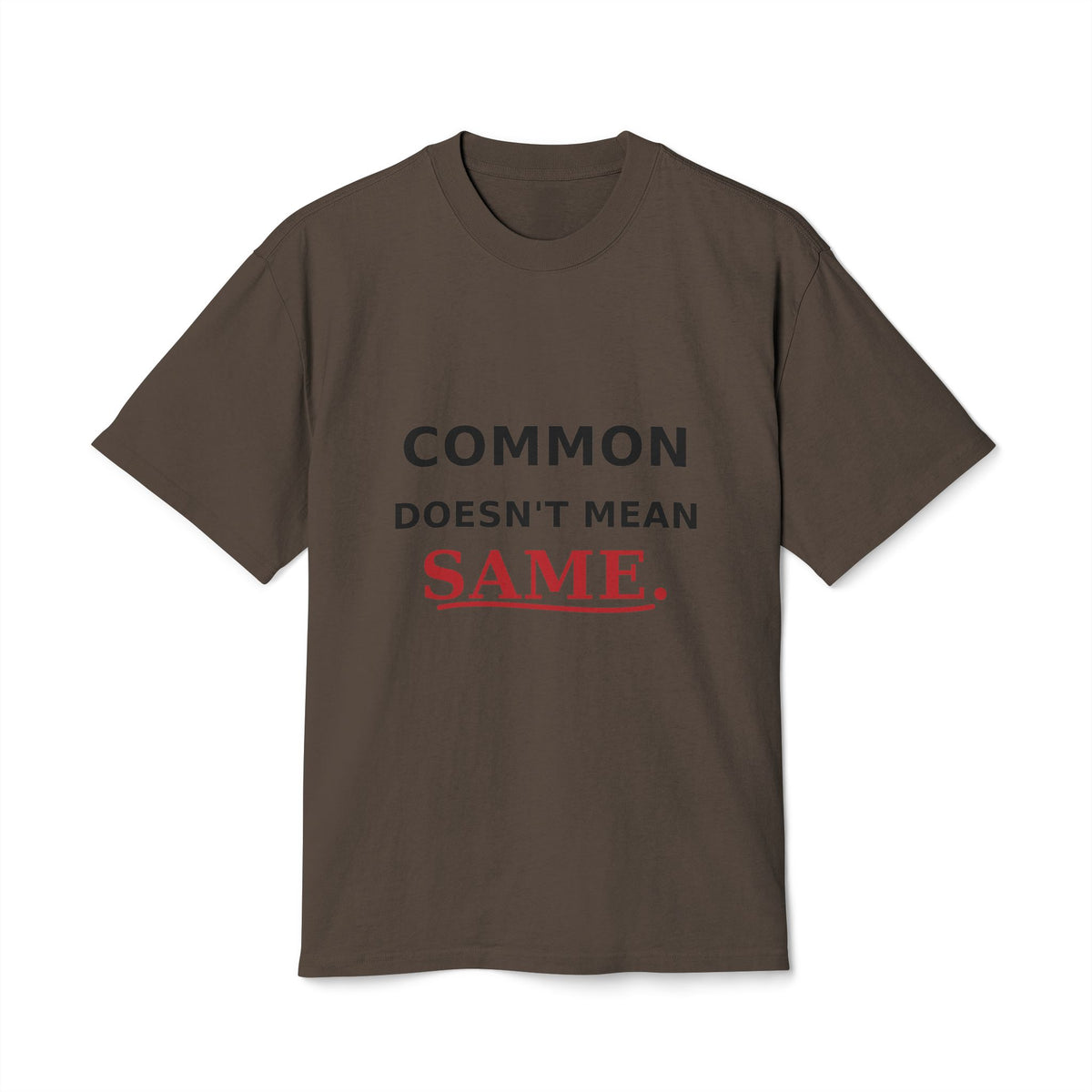 Common Does Not Mean Same Heavy Faded Tee image 2 — LOAF SOCIETY COMMON GROUND