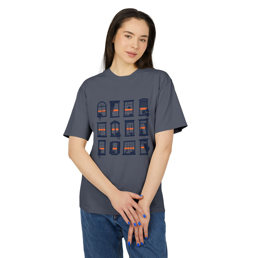 Same Sunset Raw Heavy Faded Tee image 16 — LOAF SOCIETY COMMON GROUND