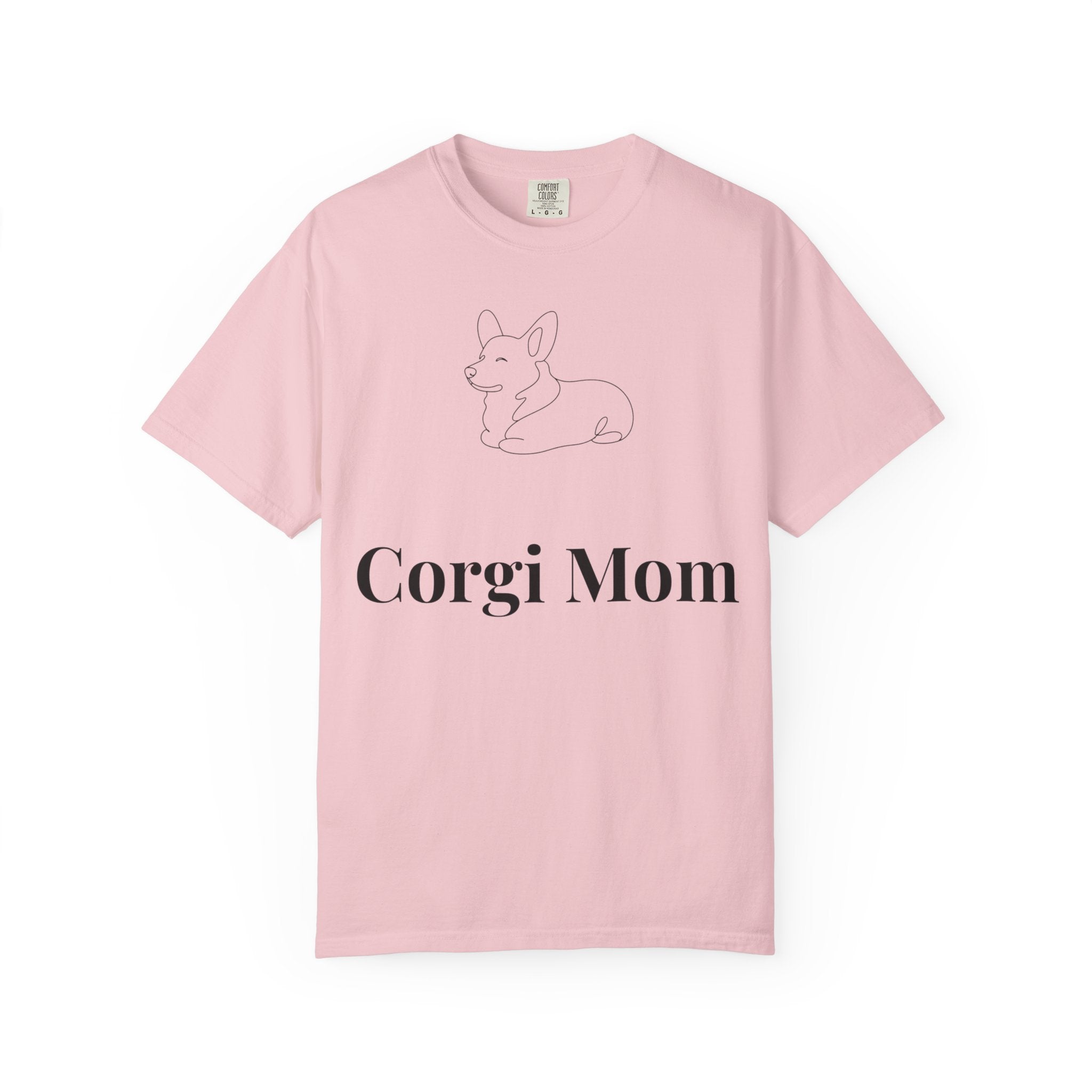 Corgi Mom Shirt — Minimalist Dog Mom Tee — Corgi Lover Gift — Premium Cotton