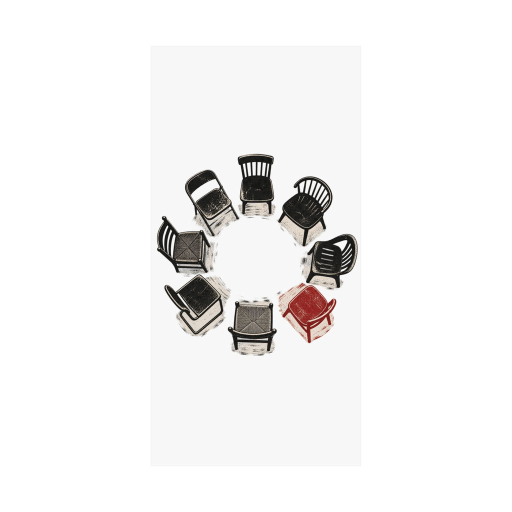 Chairs in a Circle Premium Matte Print image 75 — LOAF SOCIETY COMMON GROUND