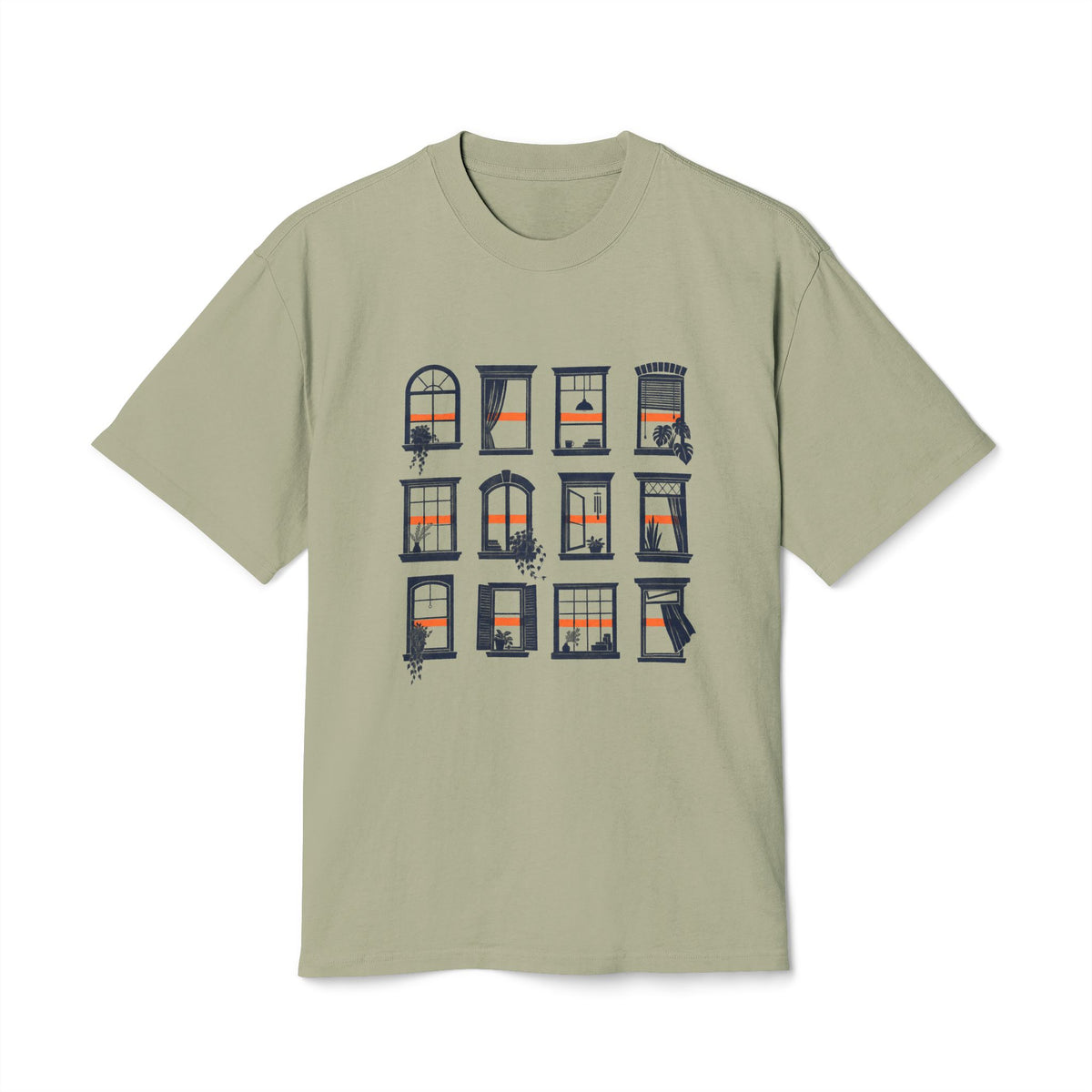 Same Sunset Raw Heavy Faded Tee image 3 — LOAF SOCIETY COMMON GROUND