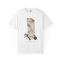 The Last Receipt — Garment-Dyed T-Shirt in White — LOAF SOCIETY product image.