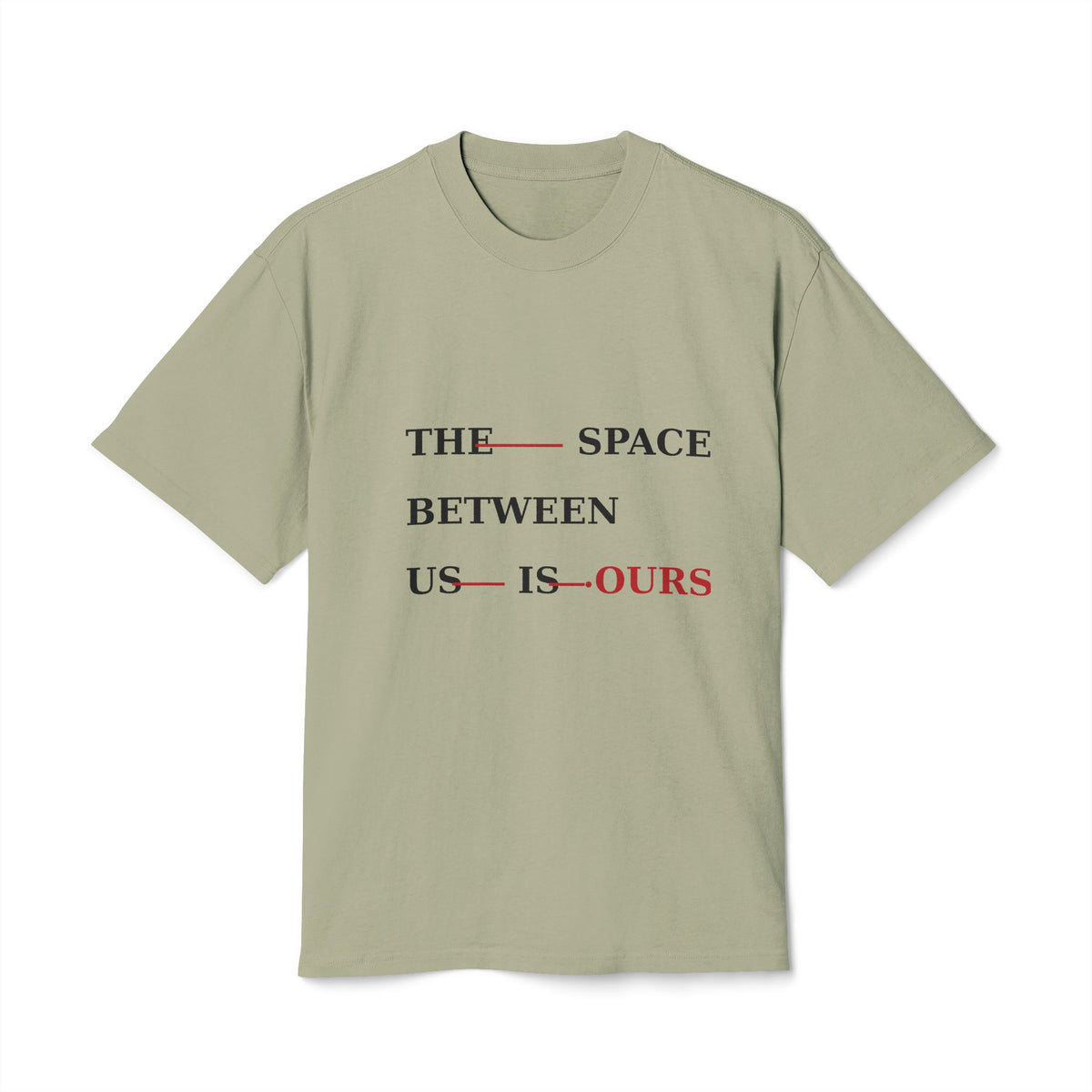 The Space Between Us Is Ours Heavy Faded Tee image 3 — LOAF SOCIETY COMMON GROUND