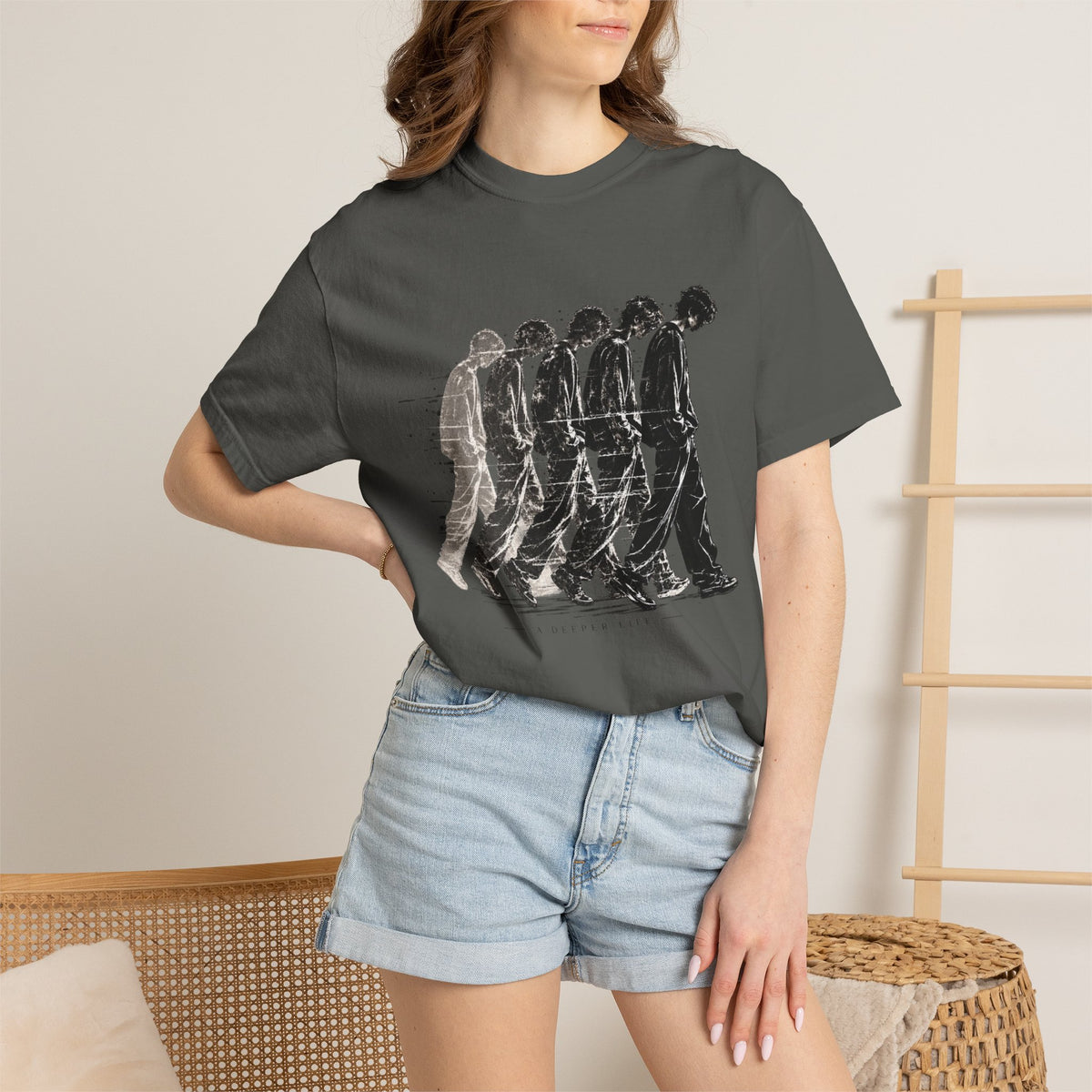 Ordinary Trace Garment-Dyed T-Shirt image 5 — LOAF SOCIETY THE ORDINARY ARCHIVE