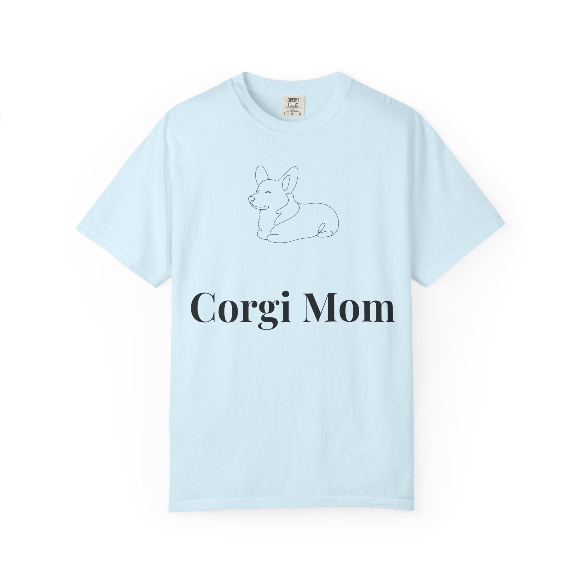 Corgi Mom Shirt — Minimalist Dog Mom Tee — Corgi Lover Gift — Premium Cotton