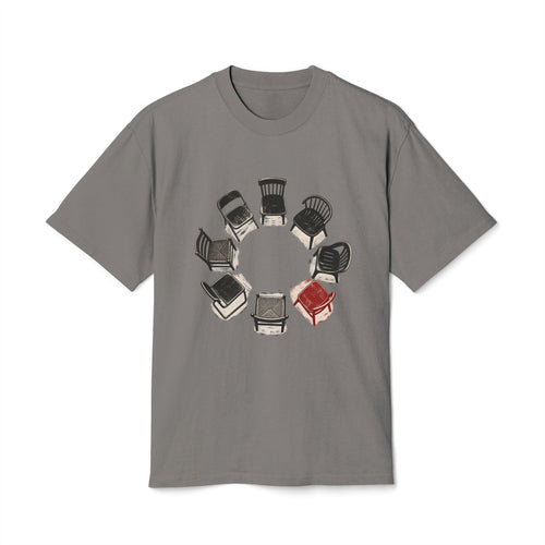 Chairs in a Circle Heavy Faded Tee image 1 — LOAF SOCIETY COMMON GROUND