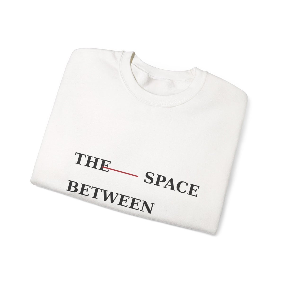 The Space Between Us Is Ours Heavy Blend Crewneck Sweatshirt image 7 — LOAF SOCIETY COMMON GROUND