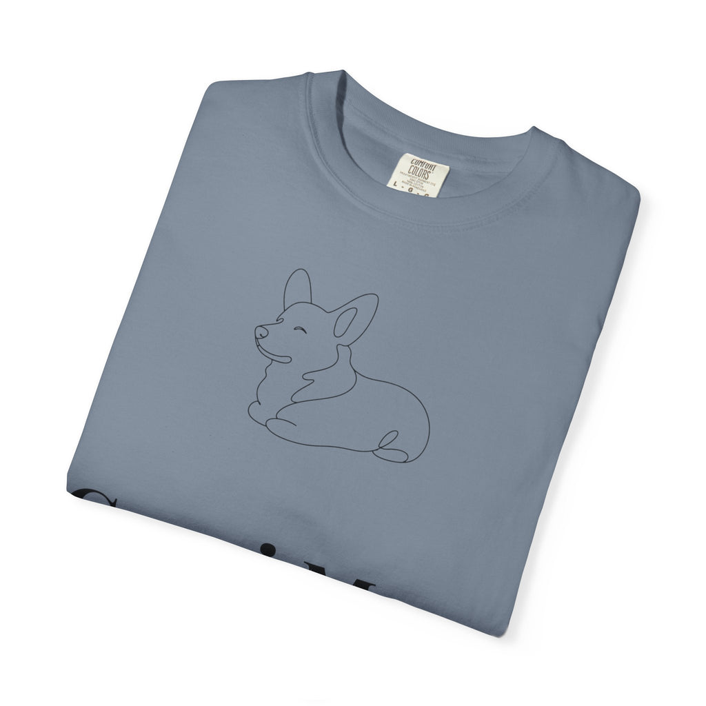 Corgi Mom Shirt — Minimalist Dog Mom Tee — Corgi Lover Gift — Premium Cotton