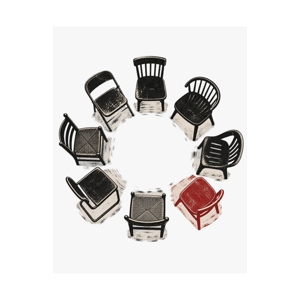 Chairs in a Circle Premium Matte Print image 33 — LOAF SOCIETY COMMON GROUND