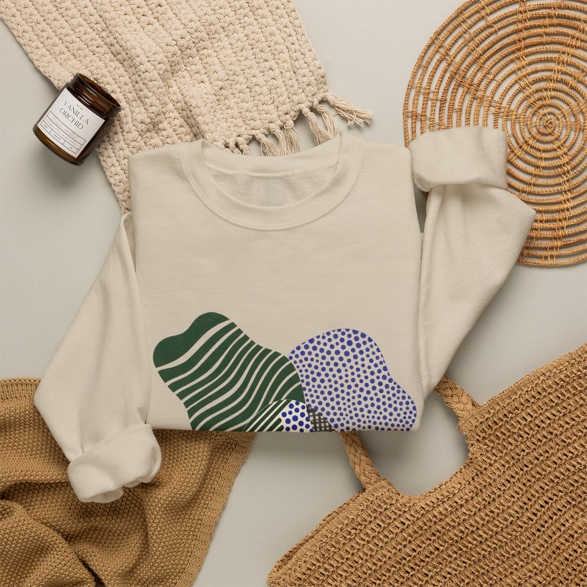 Shared Center Heavy Blend Crewneck Sweatshirt image 8 — LOAF SOCIETY COMMON GROUND