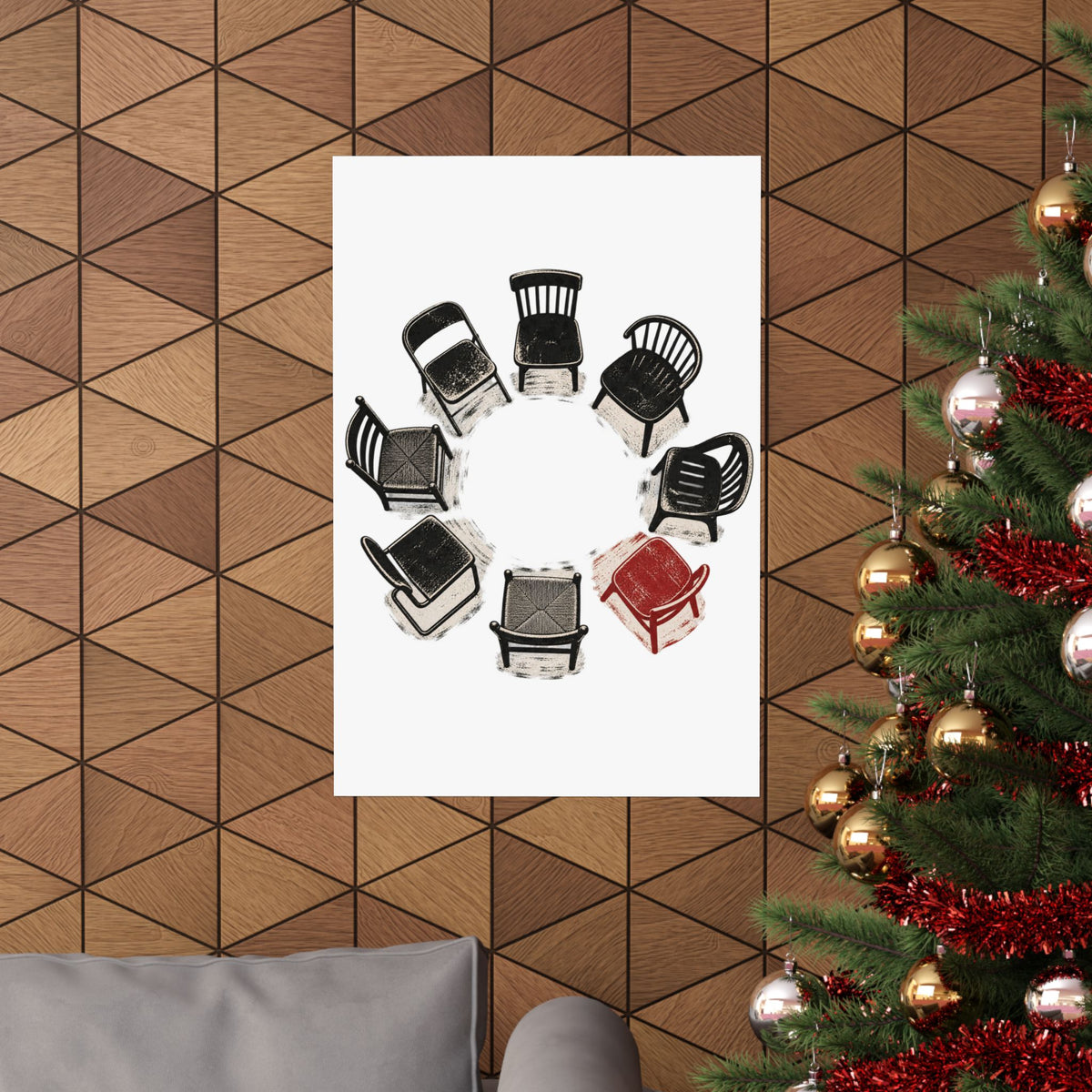 Chairs in a Circle Premium Matte Print image 23 — LOAF SOCIETY COMMON GROUND