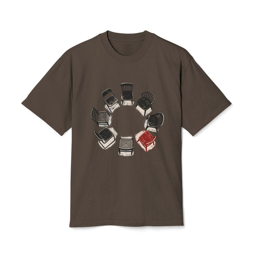 Chairs in a Circle Heavy Faded Tee image 2 — LOAF SOCIETY COMMON GROUND