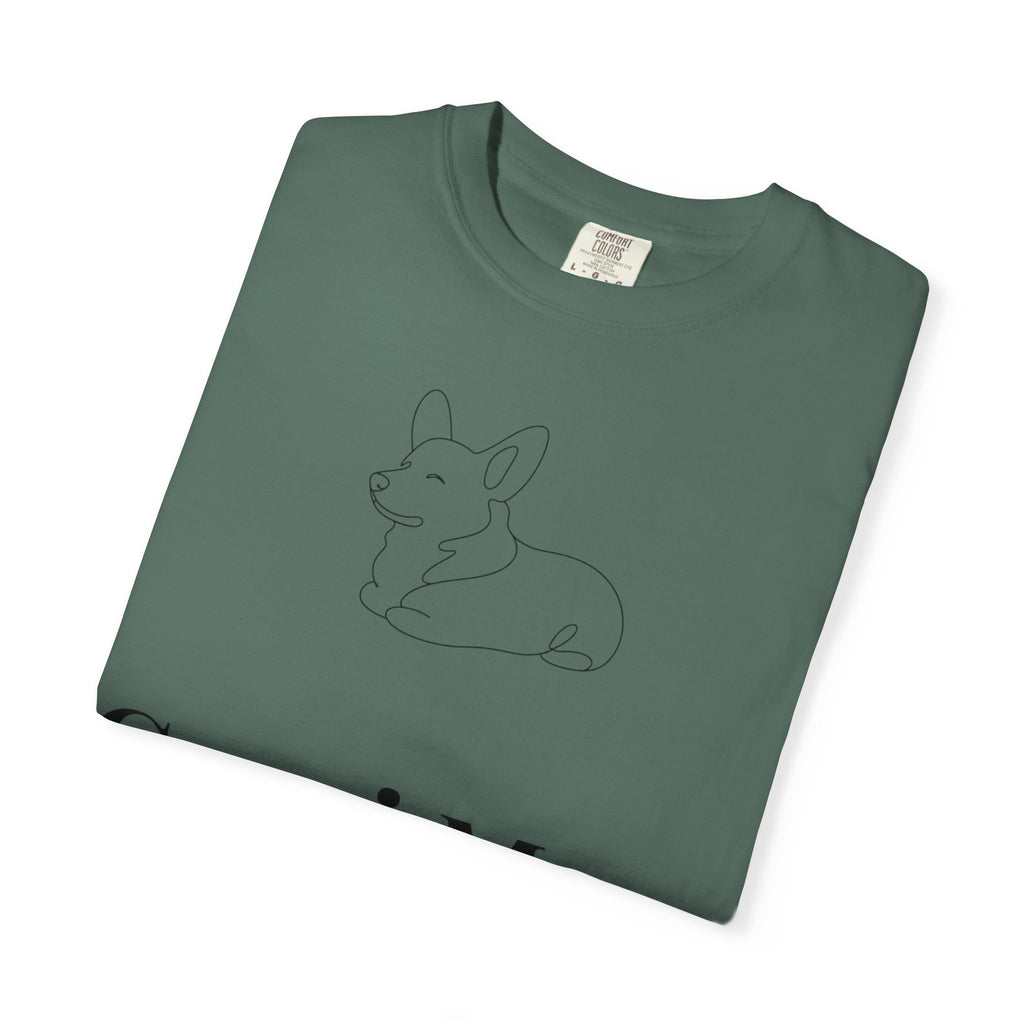 Corgi Mom Shirt — Minimalist Dog Mom Tee — Corgi Lover Gift — Premium Cotton