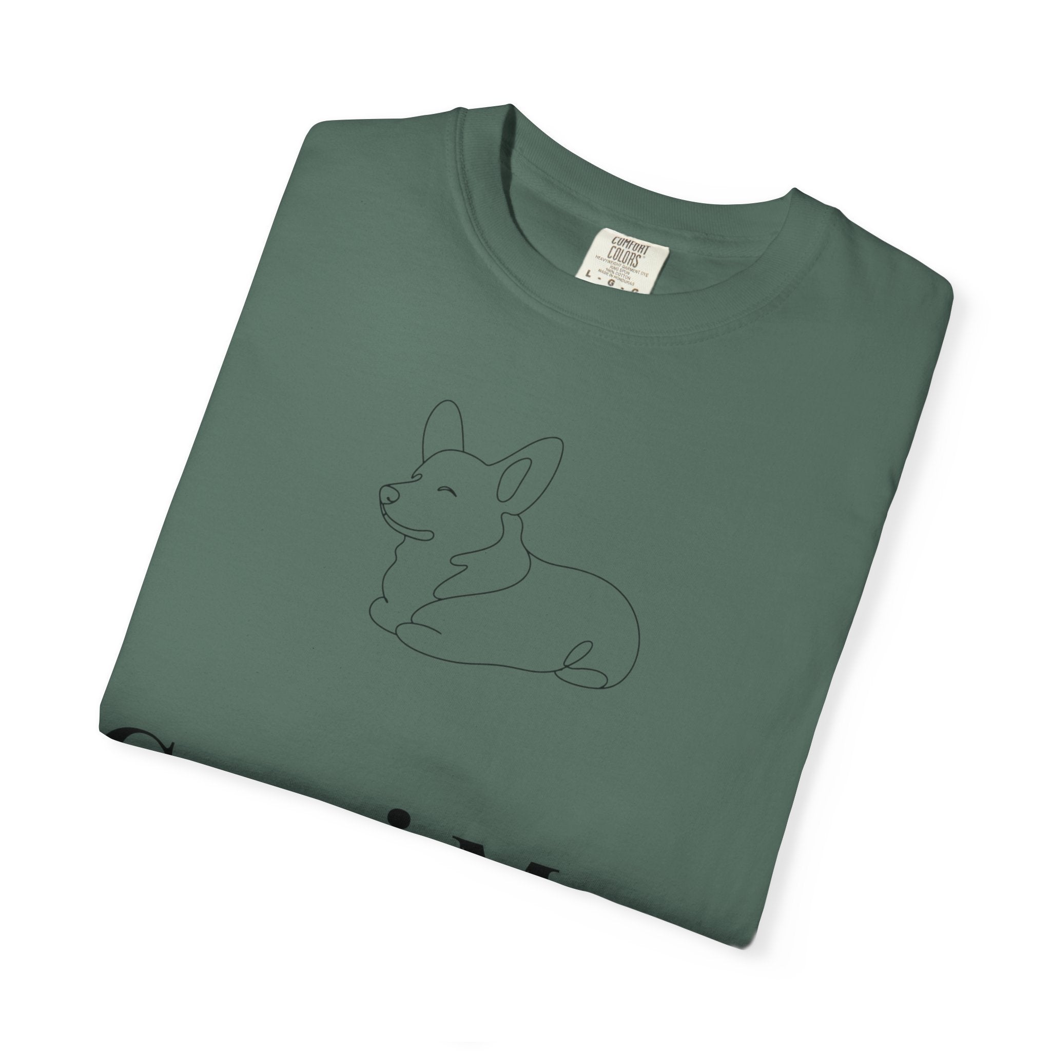 Corgi Mom Shirt — Minimalist Dog Mom Tee — Corgi Lover Gift — Premium Cotton