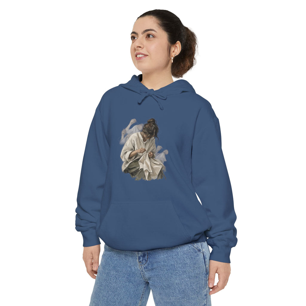Work Trace Garment-Dyed Hoodie image 10 — LOAF SOCIETY THE WORK OF HANDS