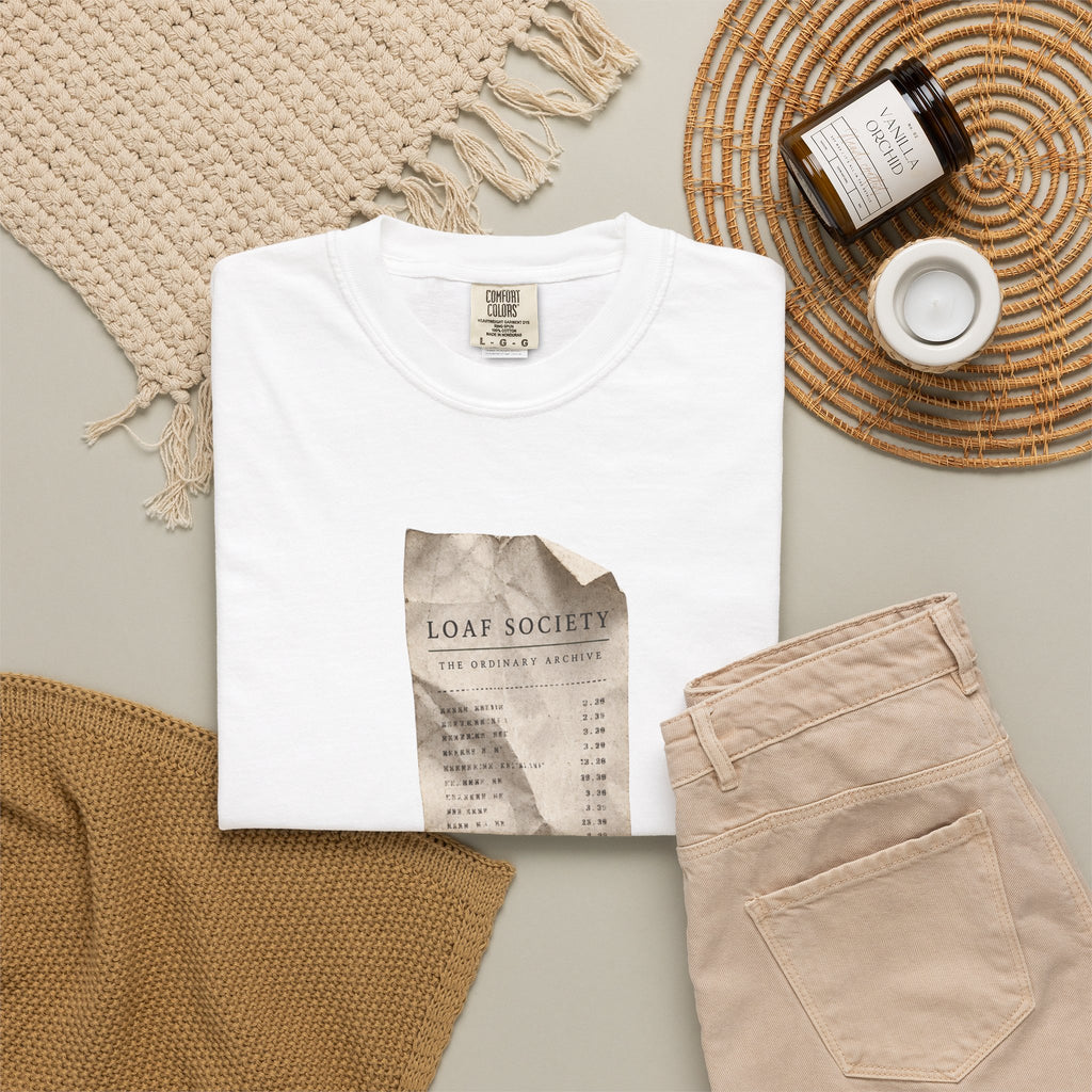 The Last Receipt — Garment-Dyed T-Shirt