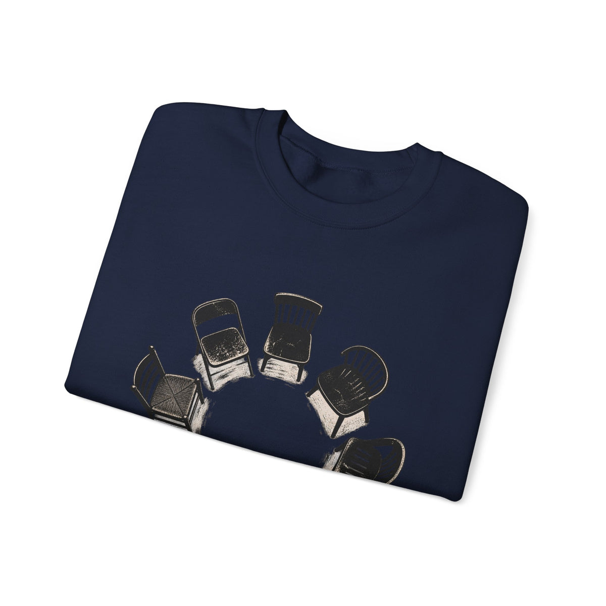 Chairs in a Circle Heavy Blend Crewneck Sweatshirt image 19 — LOAF SOCIETY COMMON GROUND