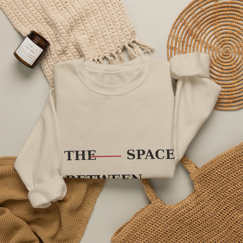 The Space Between Us Is Ours Heavy Blend Crewneck Sweatshirt image 14 — LOAF SOCIETY COMMON GROUND