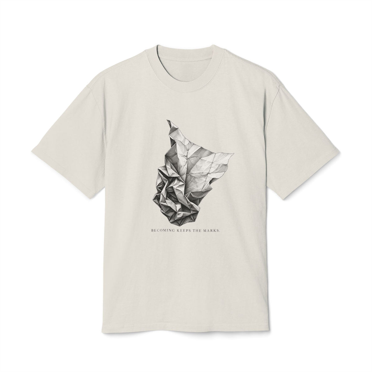 The Unfolding Paper heavyweight tee image 1 — LOAF SOCIETY THE THRESHOLD