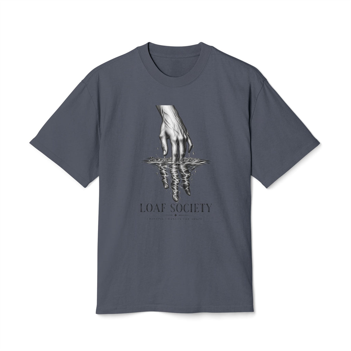 The Waterline heavyweight tee image 3 — LOAF SOCIETY THE THRESHOLD