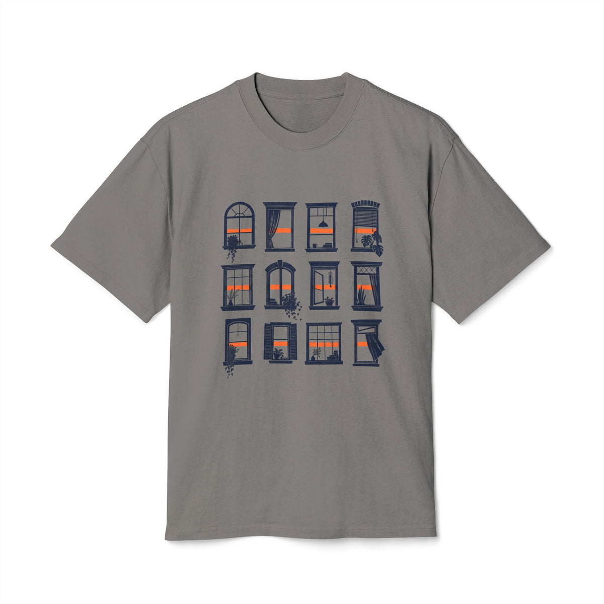 Same Sunset Raw Heavy Faded Tee image 1 — LOAF SOCIETY COMMON GROUND