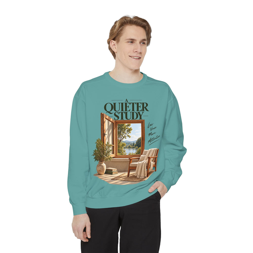 A Quieter Study — Garment-Dyed Crewneck Sweatshirt