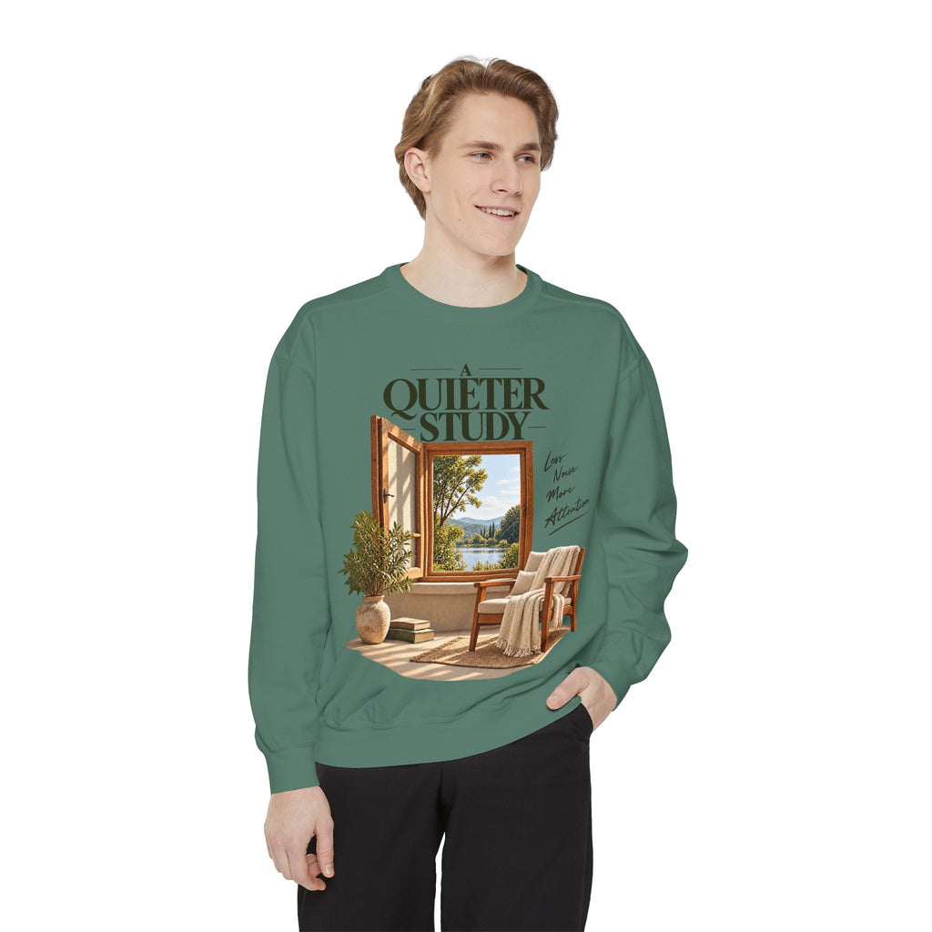 A Quieter Study — Garment-Dyed Crewneck Sweatshirt
