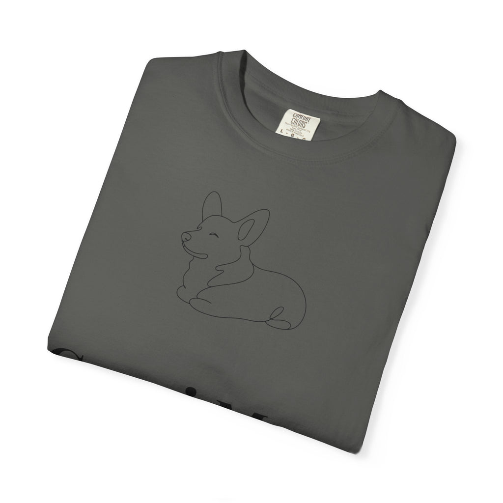 Corgi Mom Shirt — Minimalist Dog Mom Tee — Corgi Lover Gift — Premium Cotton