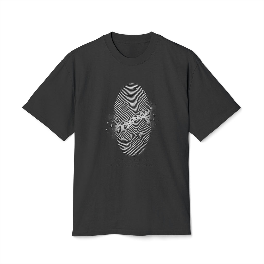 The Fingerprint Break heavyweight tee image 4 — LOAF SOCIETY THE THRESHOLD