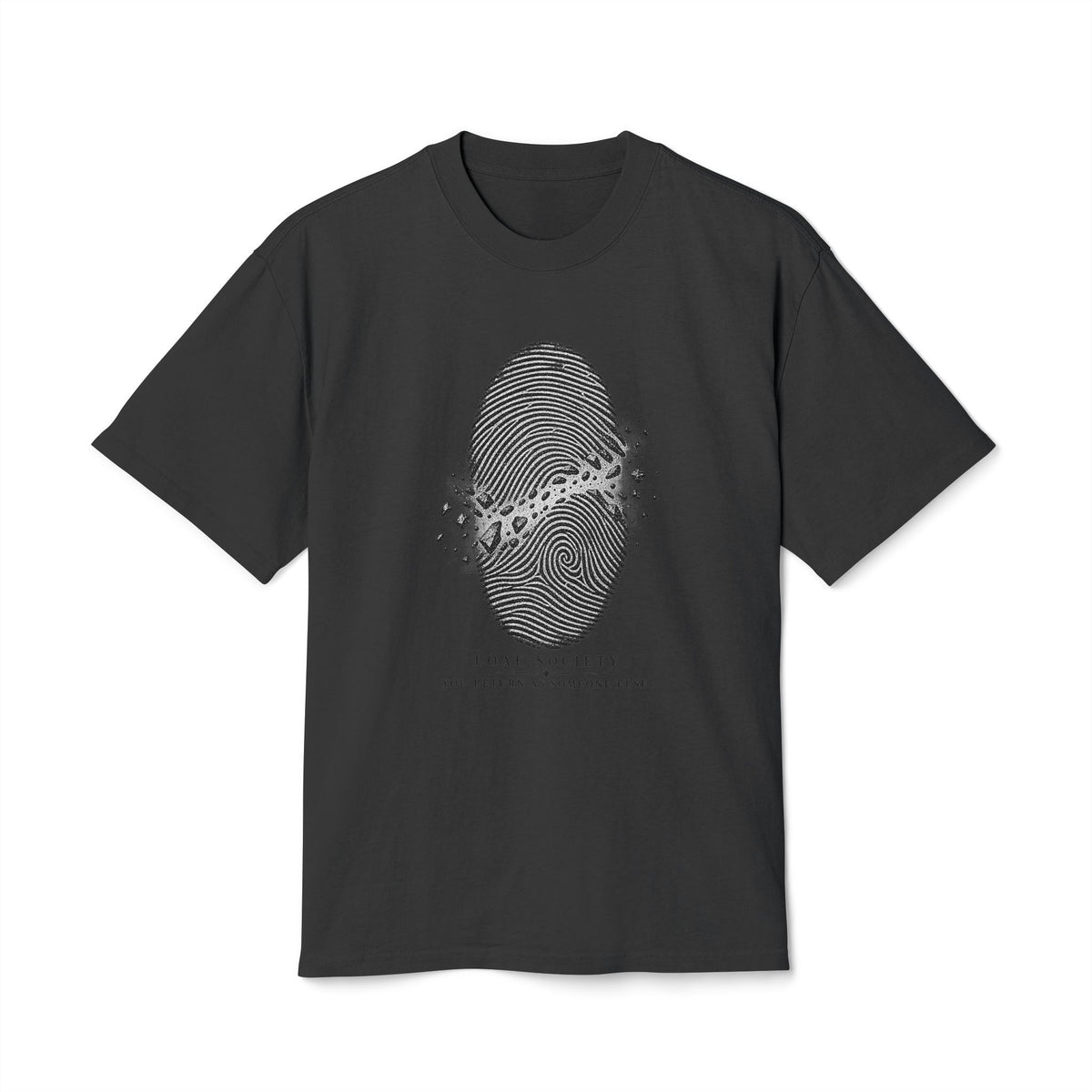 The Fingerprint Break heavyweight tee image 4 — LOAF SOCIETY THE THRESHOLD