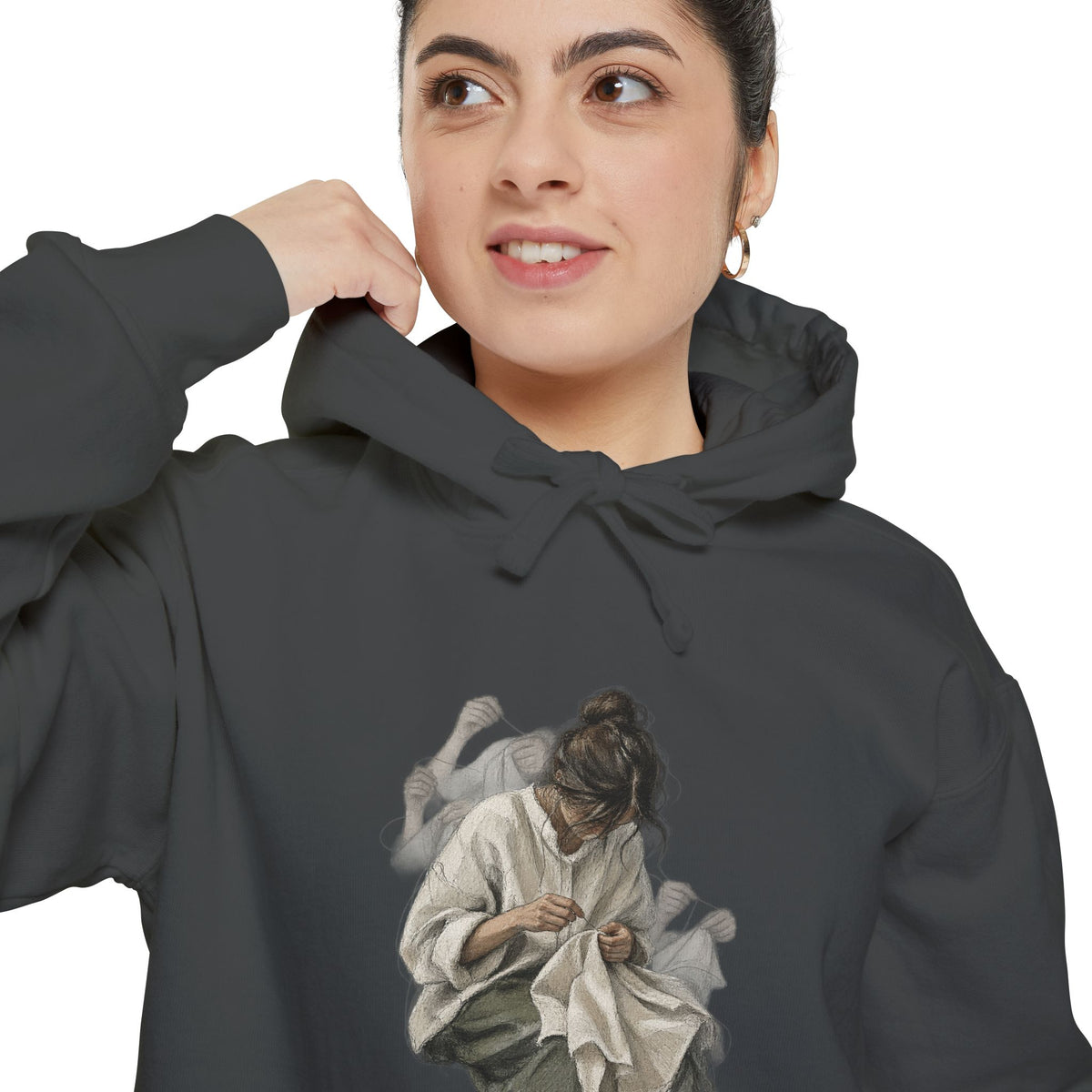 Work Trace Garment-Dyed Hoodie image 5 — LOAF SOCIETY THE WORK OF HANDS