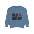 Made to Remain Garment-dyed crewneck sweatshirt image 2 — LOAF SOCIETY THE CARE OF THINGS