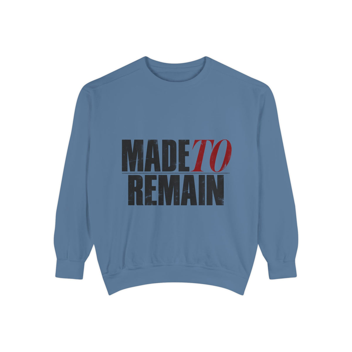 Made to Remain Garment-dyed crewneck sweatshirt image 2 — LOAF SOCIETY THE CARE OF THINGS