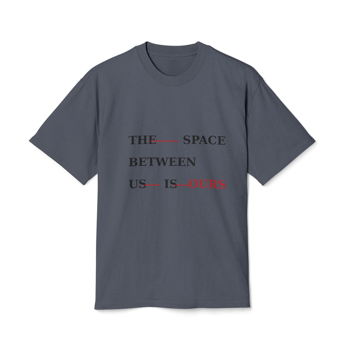 The Space Between Us Is Ours Heavy Faded Tee image 4 — LOAF SOCIETY COMMON GROUND