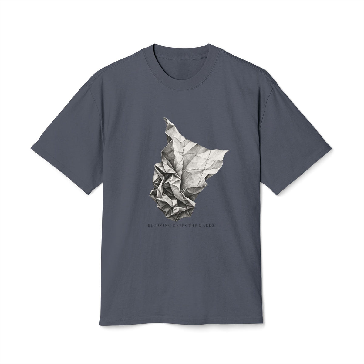 The Unfolding Paper heavyweight tee image 3 — LOAF SOCIETY THE THRESHOLD
