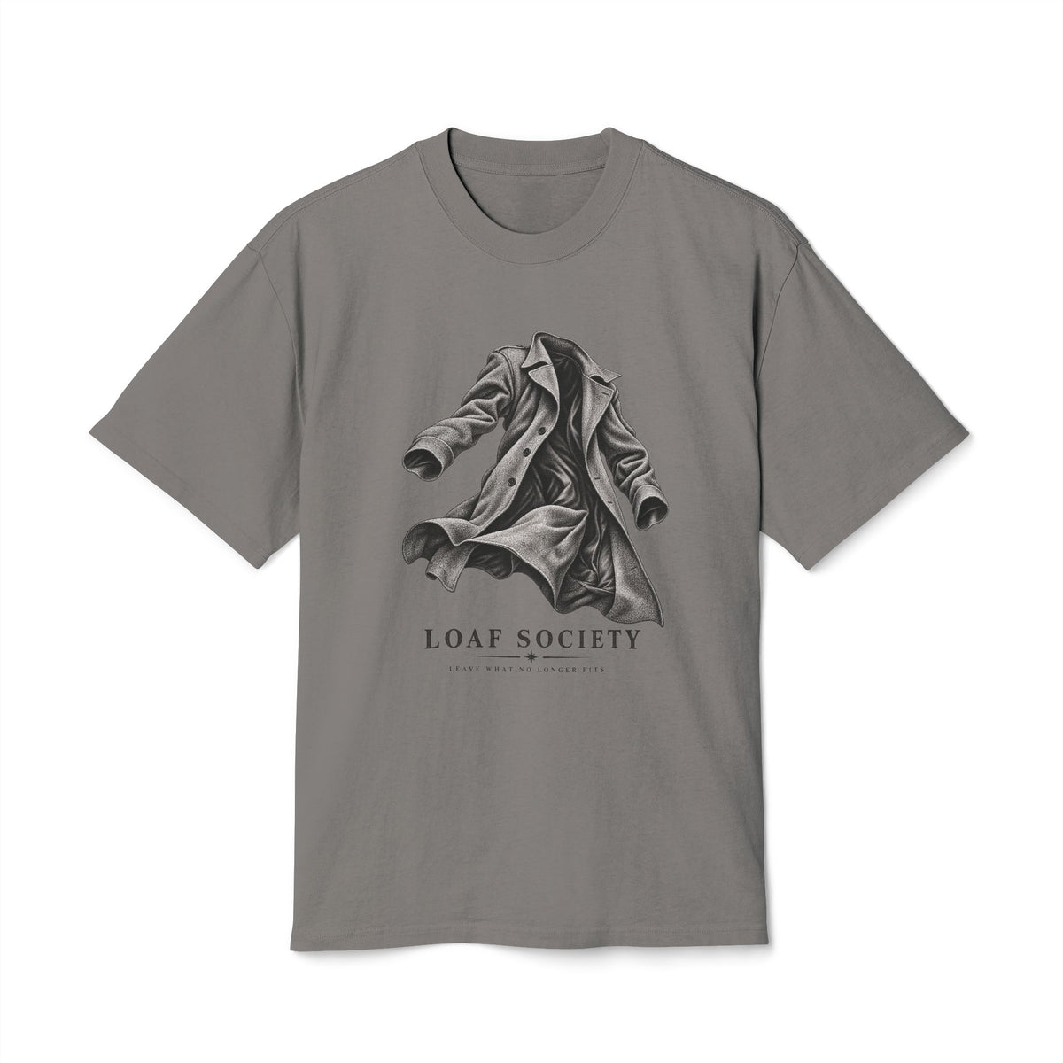 The Falling Coat heavyweight tee image 2 — LOAF SOCIETY THE THRESHOLD