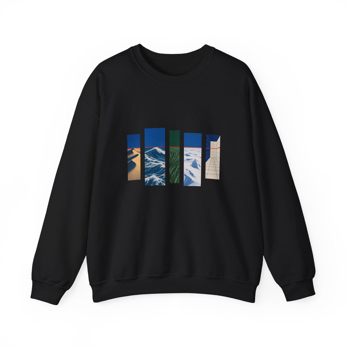 One Horizon Heavy Blend Crewneck Sweatshirt image 2 — LOAF SOCIETY COMMON GROUND