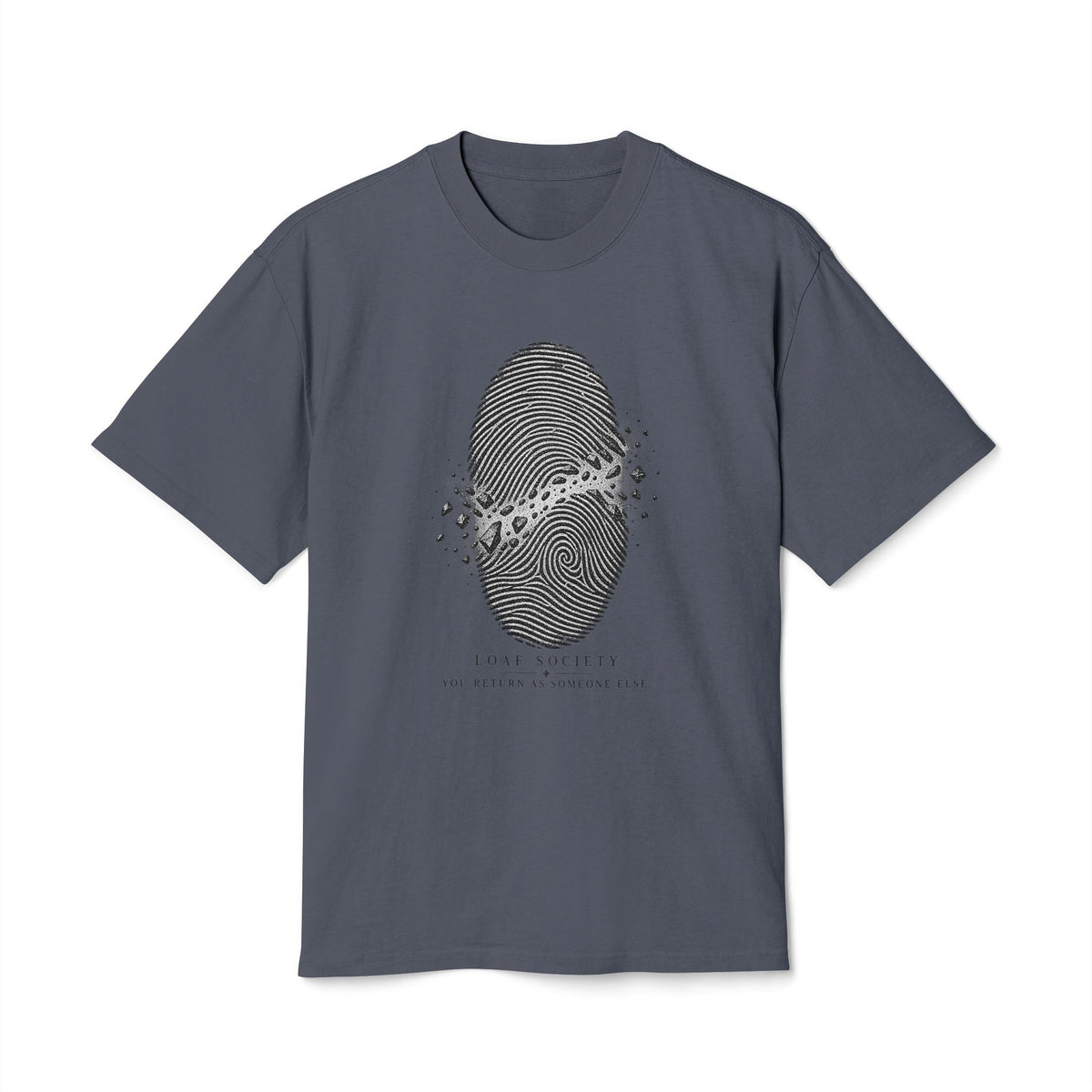 The Fingerprint Break heavyweight tee image 3 — LOAF SOCIETY THE THRESHOLD