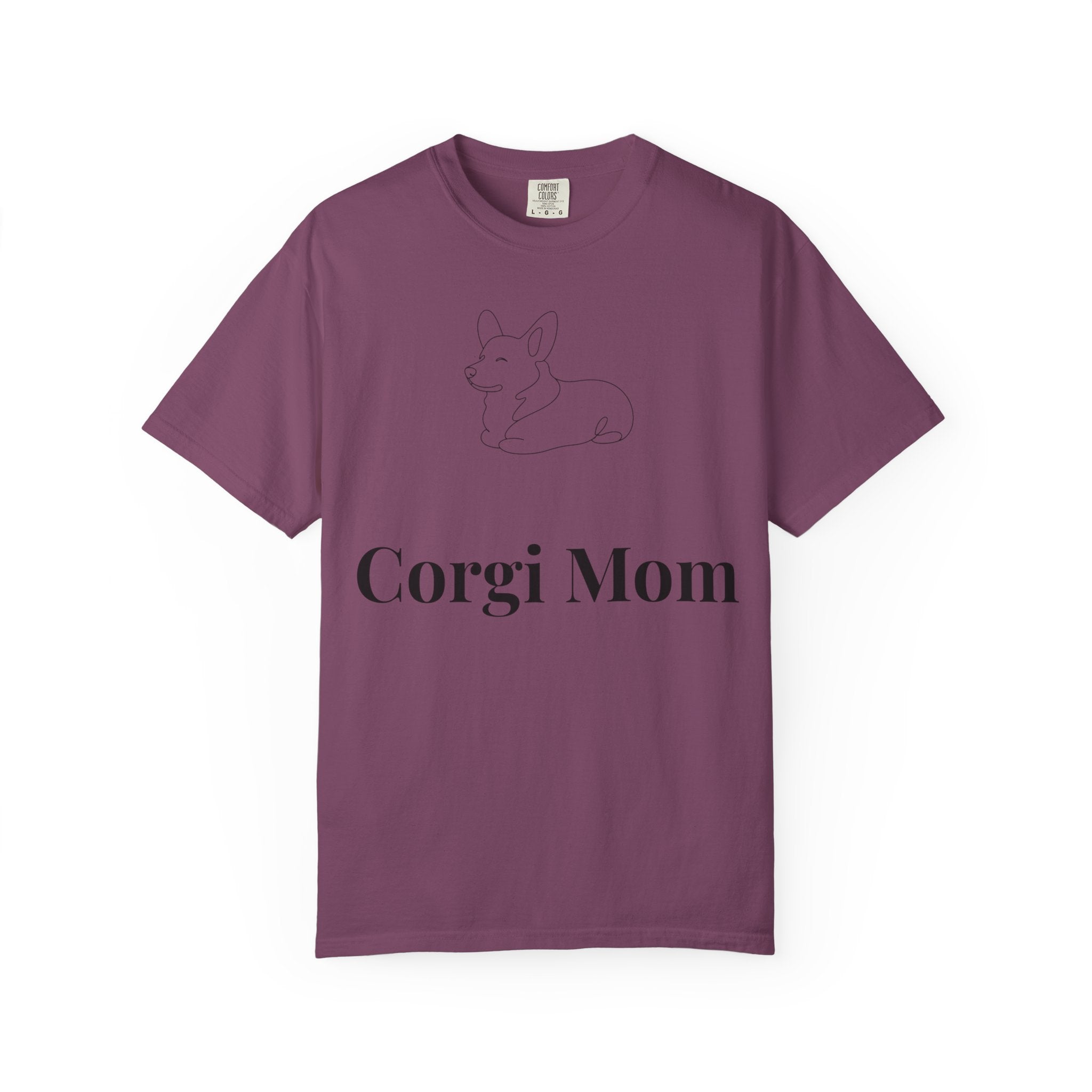 Corgi Mom Shirt — Minimalist Dog Mom Tee — Corgi Lover Gift — Premium Cotton