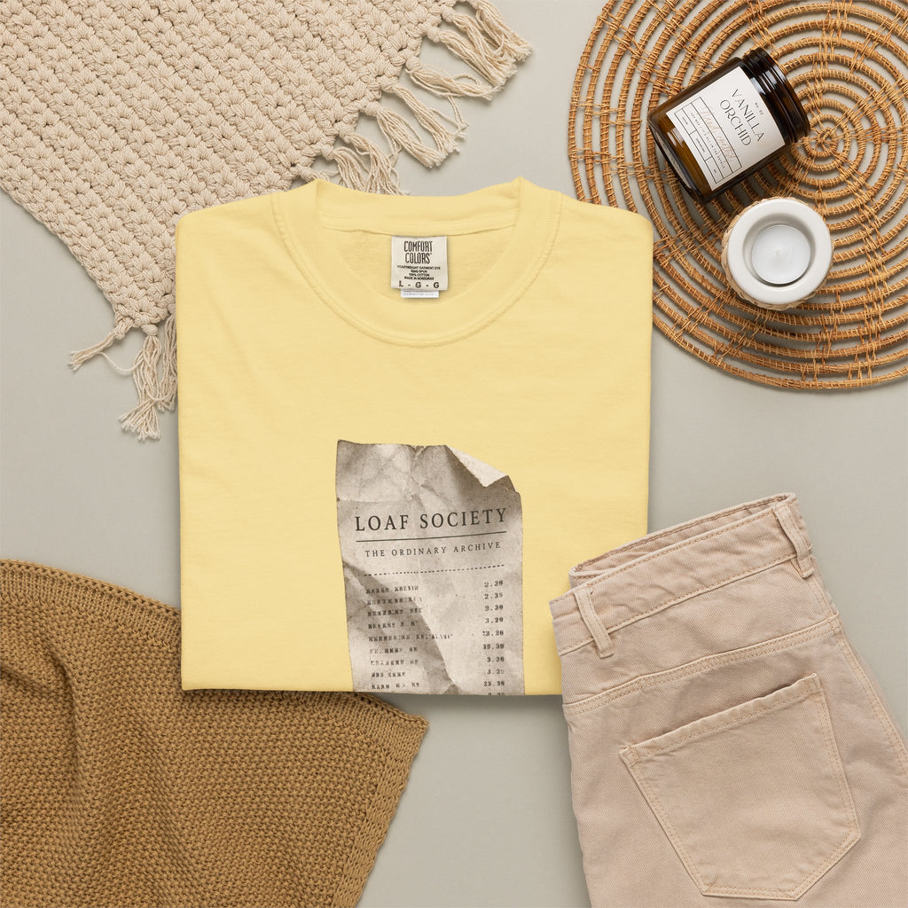 The Last Receipt — Garment-Dyed T-Shirt
