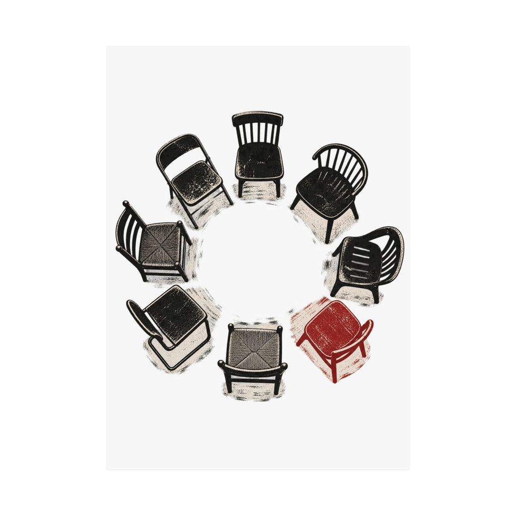 Chairs in a Circle Premium Matte Print image 63 — LOAF SOCIETY COMMON GROUND