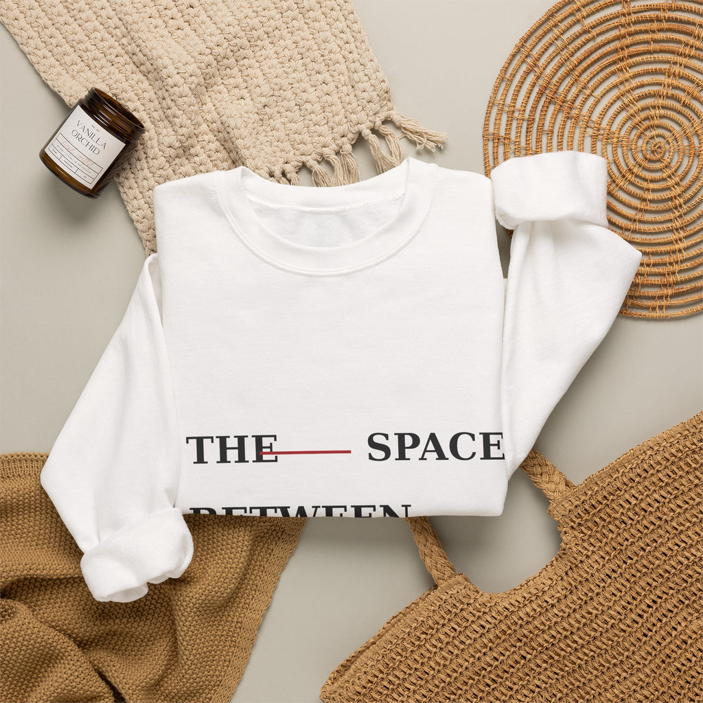The Space Between Us Is Ours Heavy Blend Crewneck Sweatshirt image 8 — LOAF SOCIETY COMMON GROUND