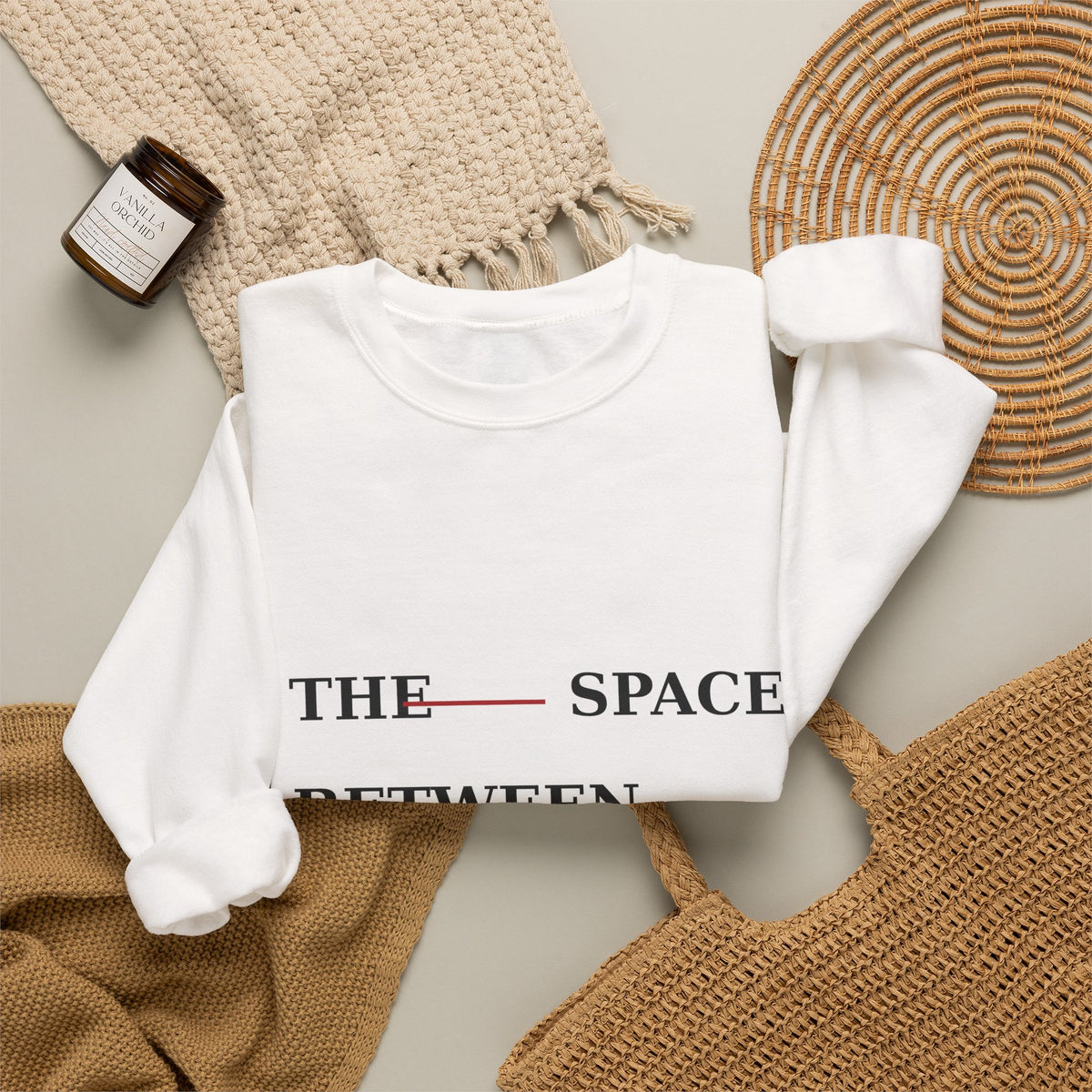 The Space Between Us Is Ours Heavy Blend Crewneck Sweatshirt image 8 — LOAF SOCIETY COMMON GROUND