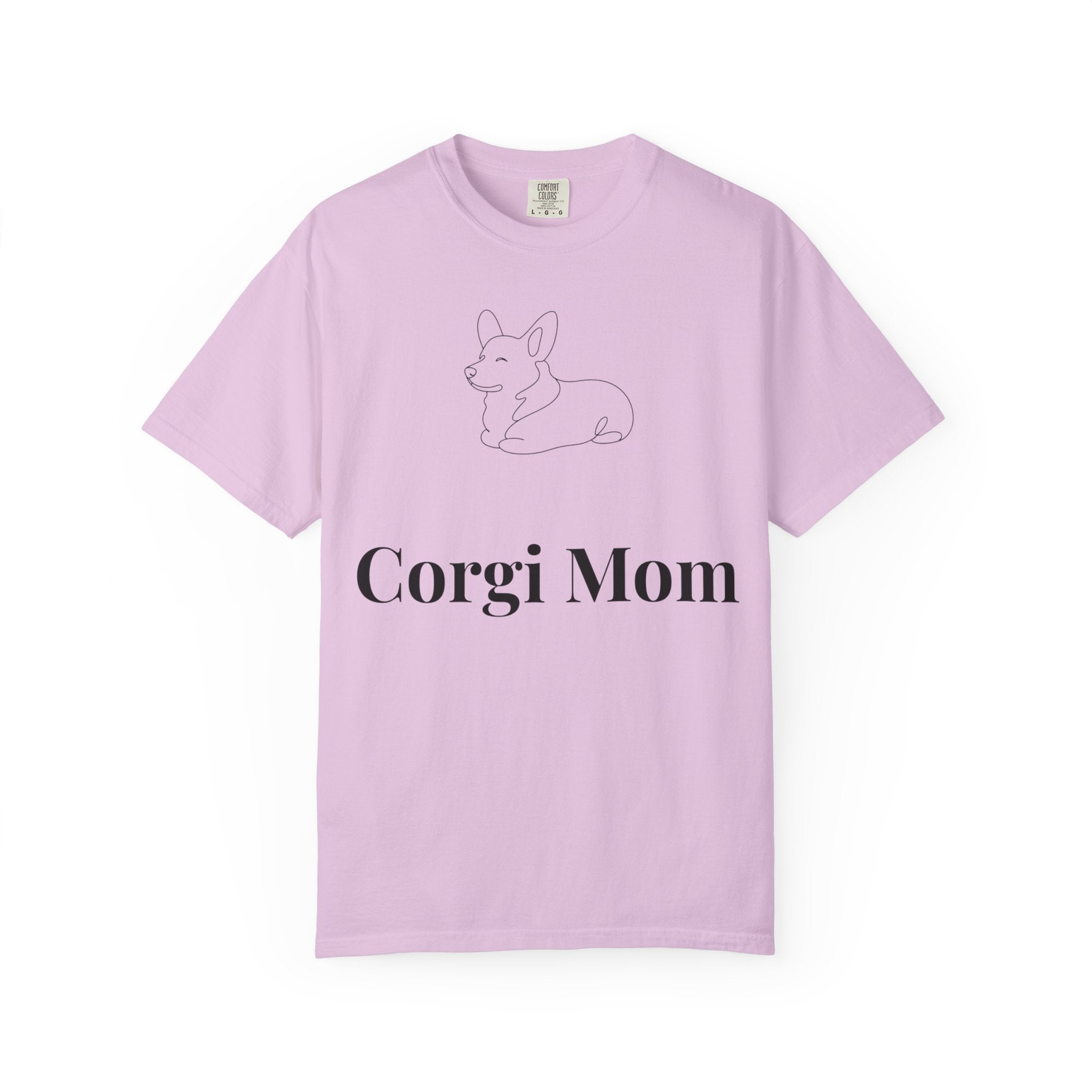 Corgi Mom Shirt — Minimalist Dog Mom Tee — Corgi Lover Gift — Premium Cotton