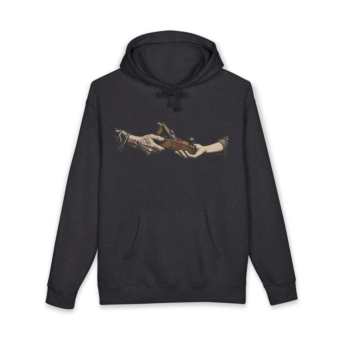 Cared For. Passed On. Heavyweight pullover hoodie image 2 — LOAF SOCIETY THE CARE OF THINGS