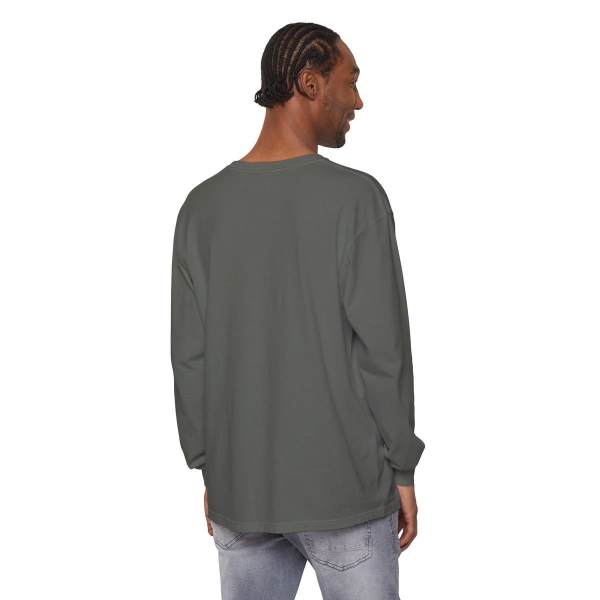 Use Leaves a Trace Garment-dyed long-sleeve tee image 9 — LOAF SOCIETY THE CARE OF THINGS