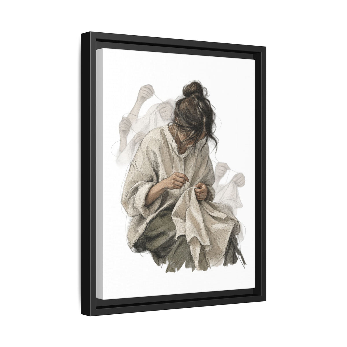 Work Trace Framed Matte Canvas image 4 — LOAF SOCIETY THE WORK OF HANDS