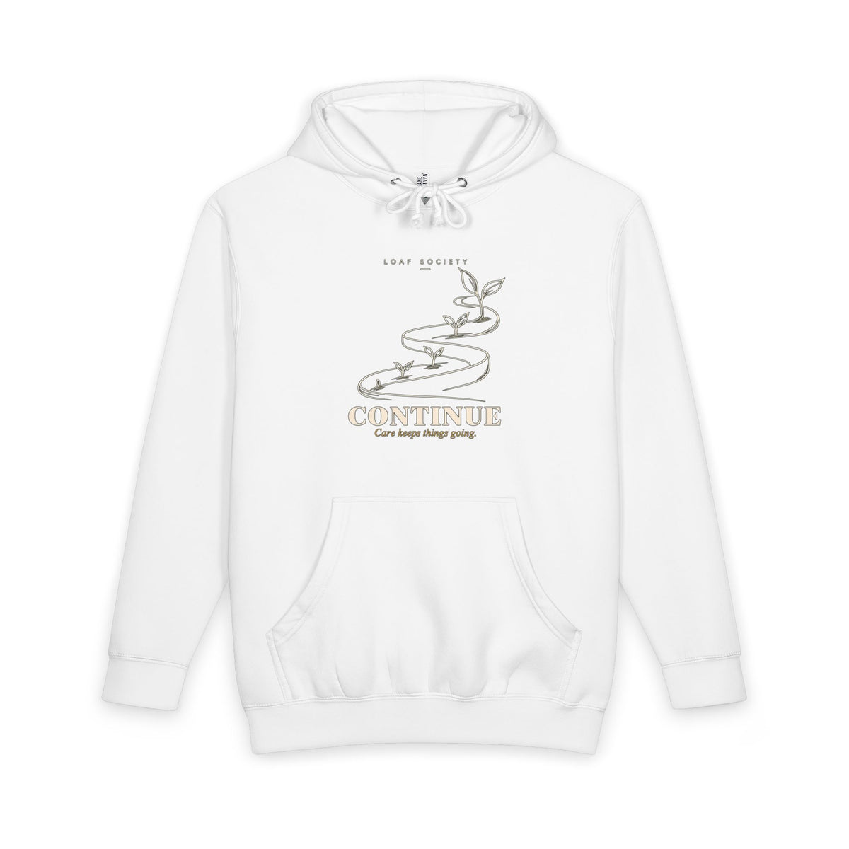 CONTINUE Hoodie image 2 — LOAF SOCIETY THE CARE OF THINGS